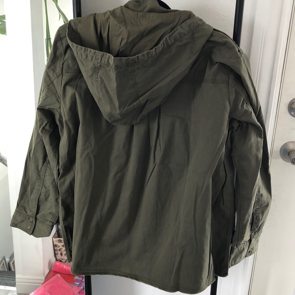 NWT Lucky Brand 1X Olive Jacket - Picture 7 of 8